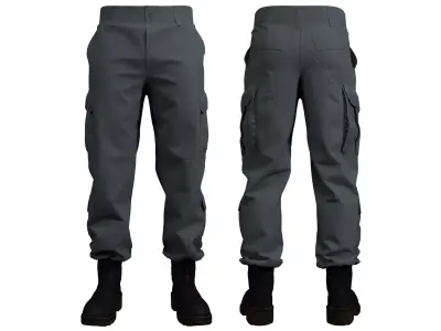 ACU Army Combat Uniform Pants - Marvelous Designer 3D model 3D model