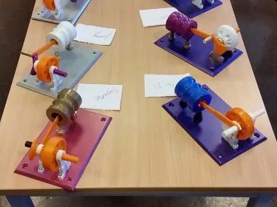 Training model 3D print - assembly and threads 3D print model