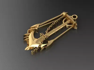 Anchor 3D print model by HovoK from CGTrader
