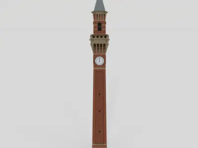Joseph Chamberlain Memorial Clock Tower 3D model