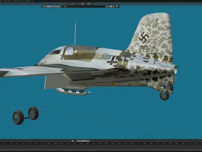 Me-163 Free 3D model