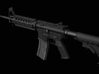 M4 - Carbine Low-poly 3D model
