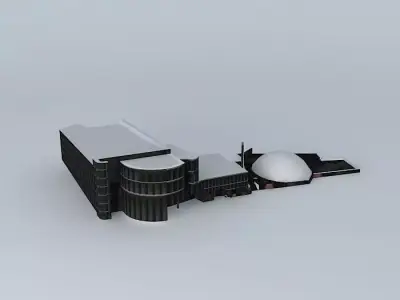 Mendes-France area Free 3D model