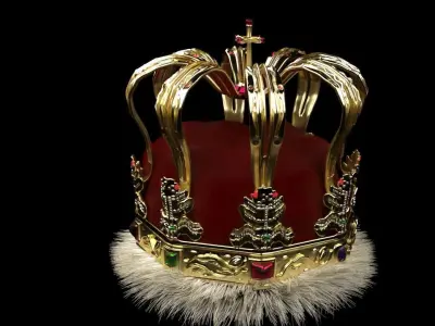 royal crown 3D model