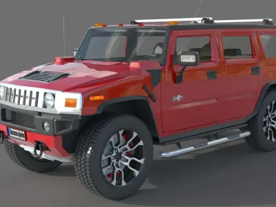 Hummer H 2 Specs  3D model