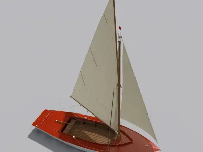 sailboat BM 3D model