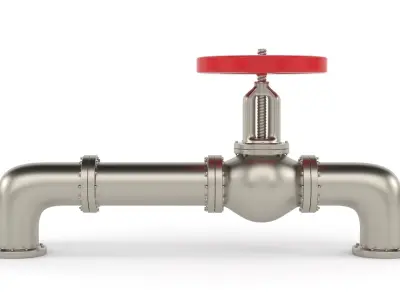 Gas Pipe 3D model