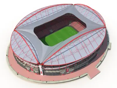 Stadium Estadio da Luz 3D model