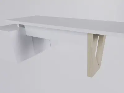 Modern Desk 3D model