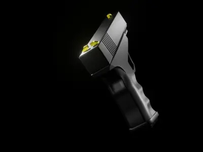 Fictional Pistol 3D model