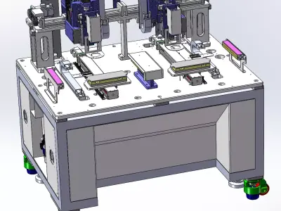Dual-station Hot Melt Equipment  3D model