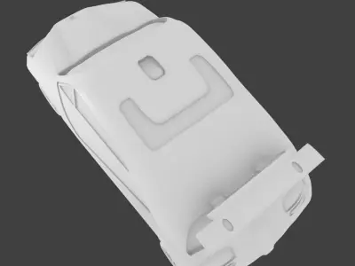 Concept Race Car Free low-poly 3D model