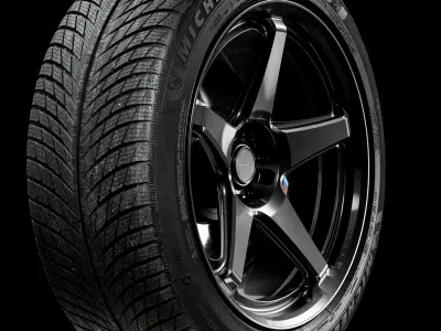 MICHELIN Pilot Alpin 5 275 45 R21 113V 3D model