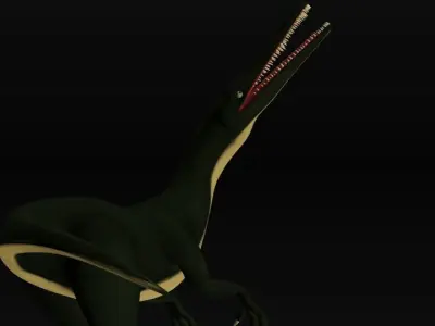 suchomimus dinosaur Low-poly 3D model