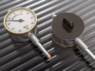 Dail Indicator Free 3D model