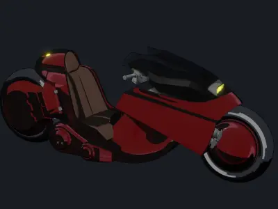 Akira Bike 3D model