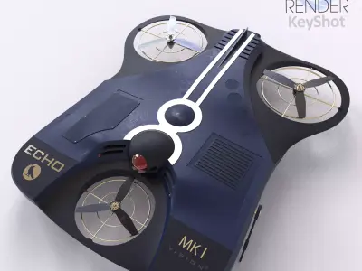 DRONE CONCEPT 3D model