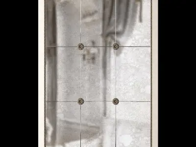 BRADBURN HOME WALL MIRROR 3D model