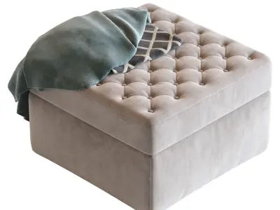 Pouf Haero 3D model buy