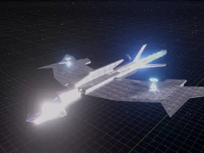 Spacecraft Free 3D model