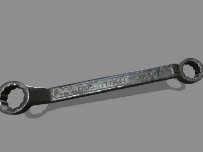 wrench ratchet Low-poly 3D model