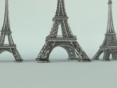 Eiffel Tower 3D  Model 3D model
