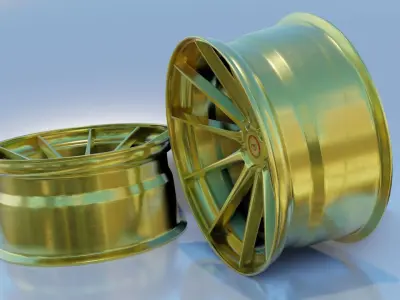 Vossen car wheel Free 3D model