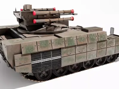 BMP-T Russian 3D model