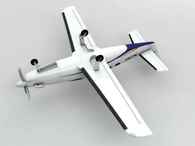  Epic Dynasty Aircraft Low-poly 3D model