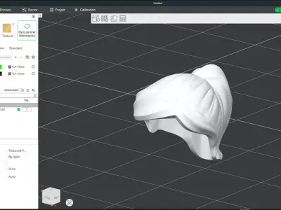 Custom3Dprint Minifigure Accessory - Minifigure Hair S2 - 004 3D print model