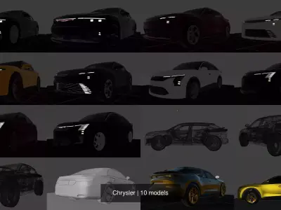 Chrysler 3D Model Pack buy