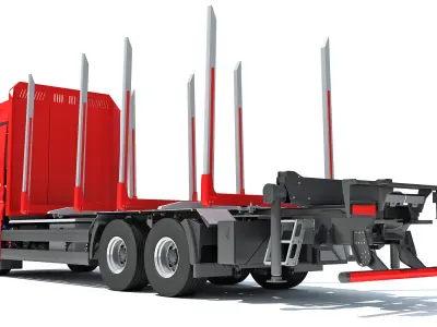 Forestry Truck 3D model purchase