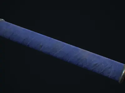Medieval Weapon Morning Star -PBR- Game Ready Low-poly 3D model