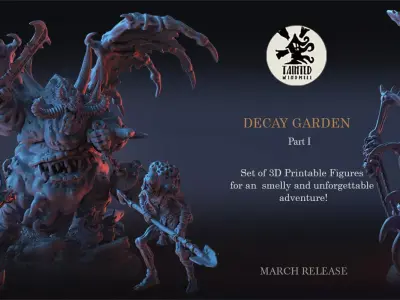 Decay Garden Adventure Set Part 1 3D print model