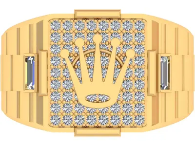 Rolex Ring 3D print model