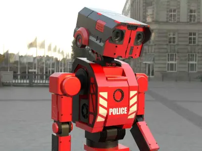 AMIR-01 robot 3D model