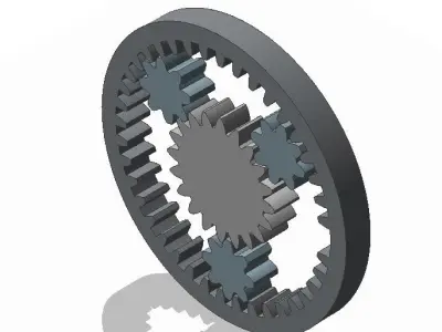 planetary  gears Free 3D model