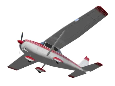 Cessna172 Skyhawk 3D model