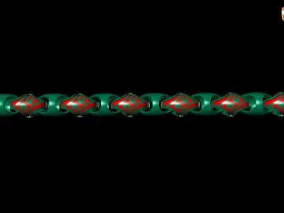 0151 - Antique Chain 3D print model