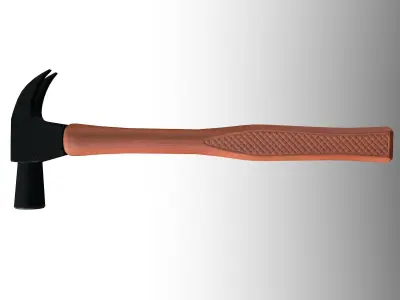 Martelo -  Hammer Low-poly 3D model