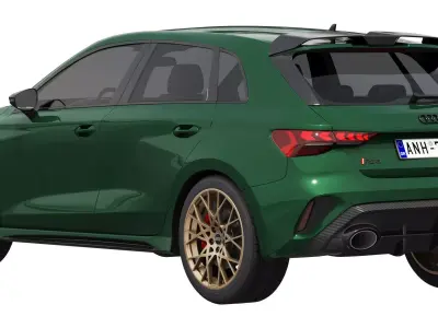 Audi RS3 Sportback competition limited 2026 3D model