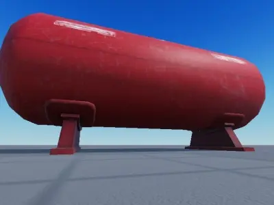 Gas Tank 3D model get