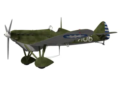 Dewoitine D510 3D model buy