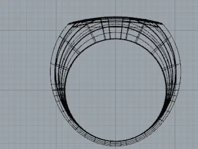Anello linee madri Free 3D model purchase