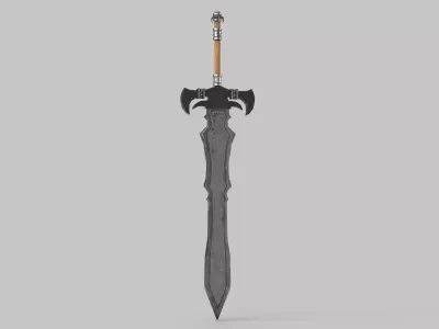 sword Low-poly 3D model 79