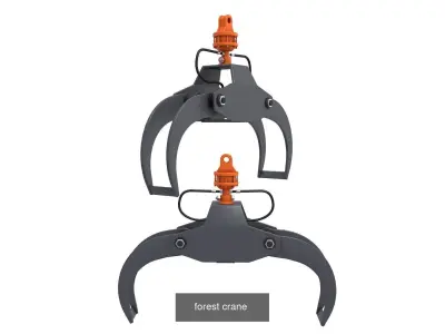 Hydraulic Grab  3D Model Pack