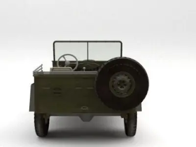 Military vehicle 3D model