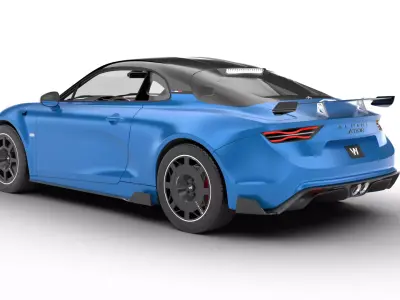 Alpine A110 R 2023 3d model 3D model