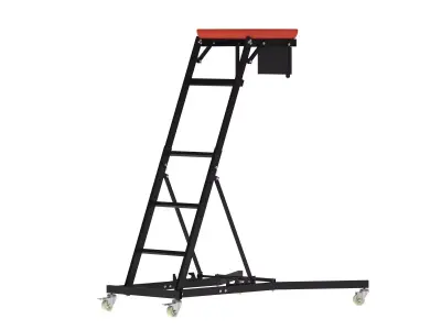 Garage Elevated Creeper Adjustable Topside Mechanic Seat 3D model