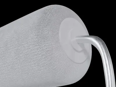 Paint Roller Low-poly 3D model